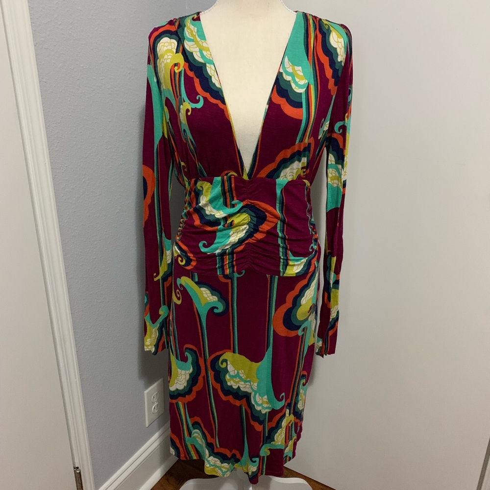 COPY - t-bags multi print dress